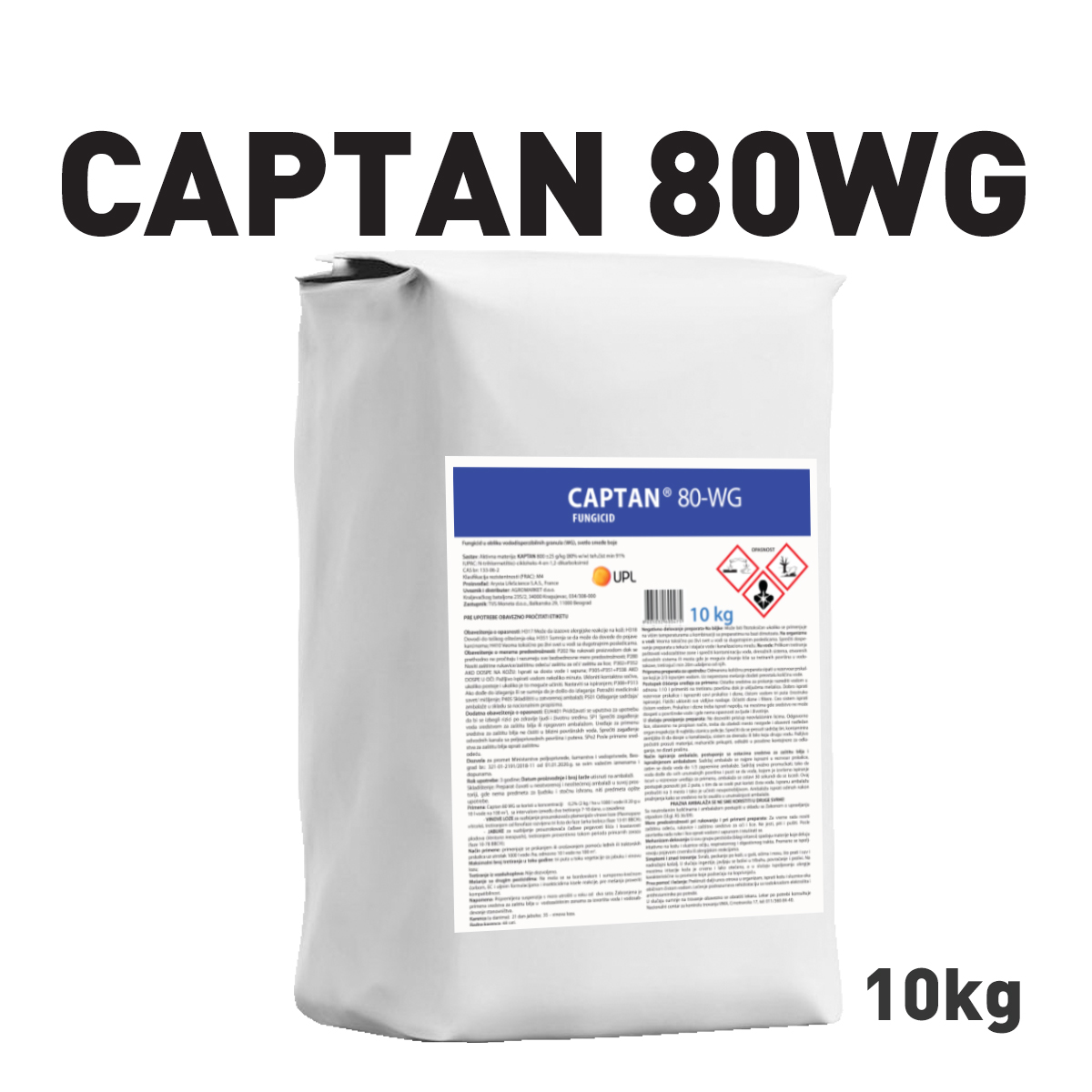 Captan 80 WG 10 kg