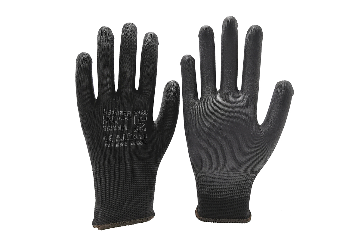 Rukavice Bomber Light Black 9 extra
